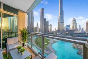 Durrani Homes - Lumina Grand 3BR with Burj khalifa and Fountain Views